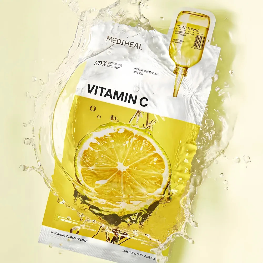 MEDIHEAL Vitamin C Essential Mask (10 Count)